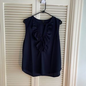 Navy JCrew Sleeveless Top